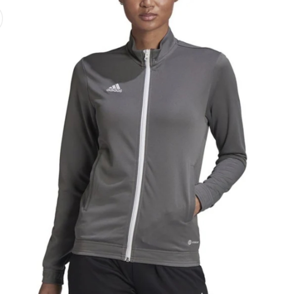 Adidas Small Charcoal Full-Zip Track Jacket